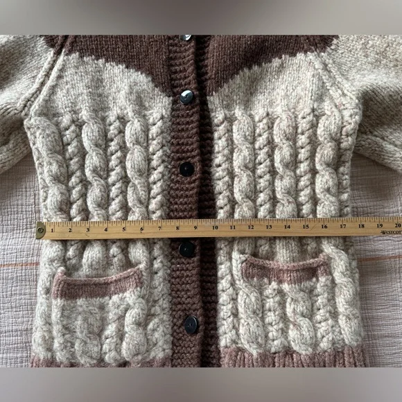 Vintage Buffalo Wool Sweater / Jacket - Picture 13 of 16